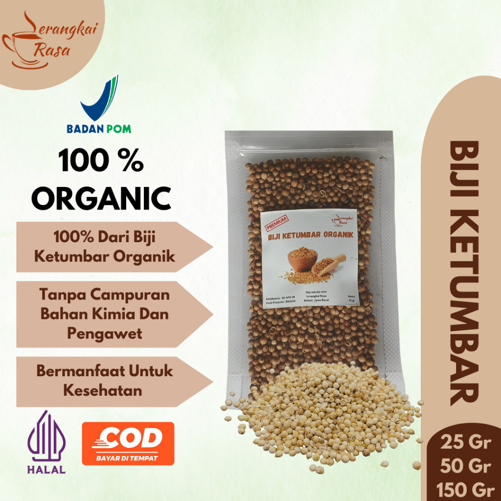 

Ketumbar Biji Organik