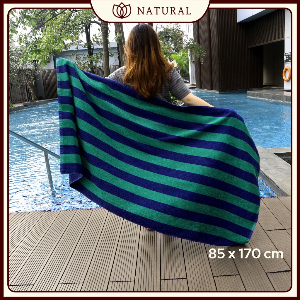 Handuk Hotel Besar Jumbo Premium Natural by Chalmer 85 x 170 cm Handuk Mandi Dewasa
