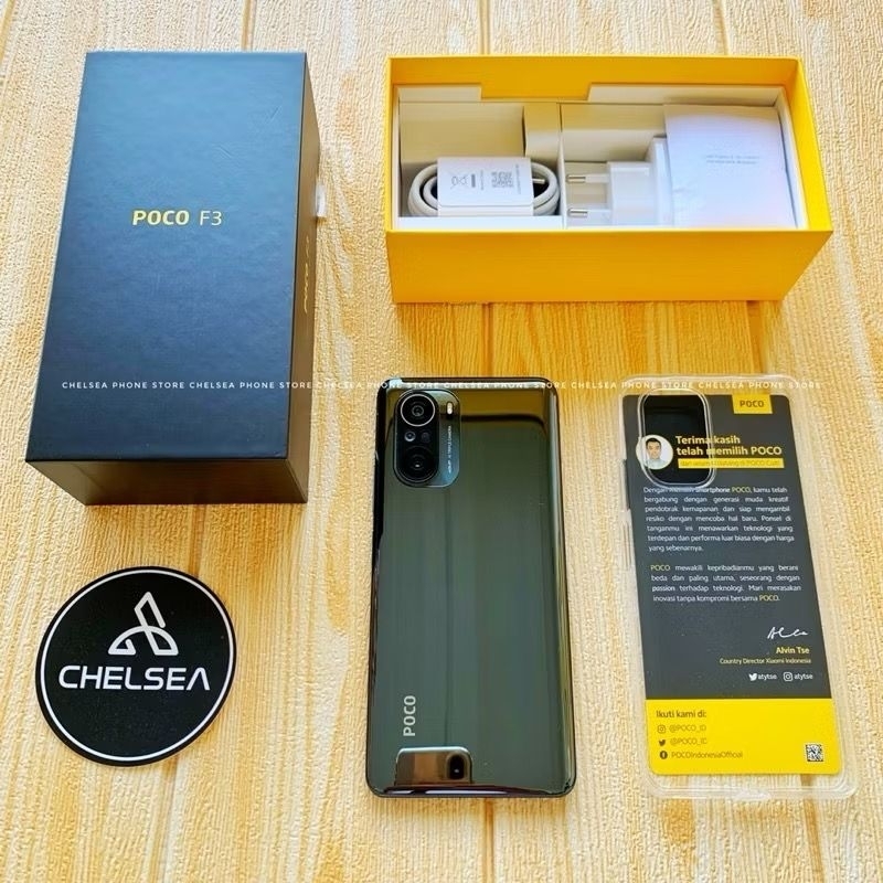 Poco F3 5G 8/256 Second Fullset Resmi