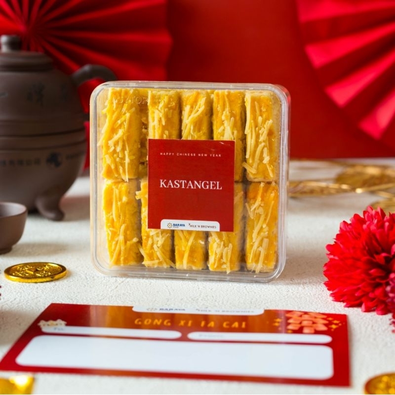 

Kue Kering Kastangel Premium | Parcel Chinese New Year | Gong Xi Fa Cai | Imlek | Giftbox Gift Hadiah Souvenir