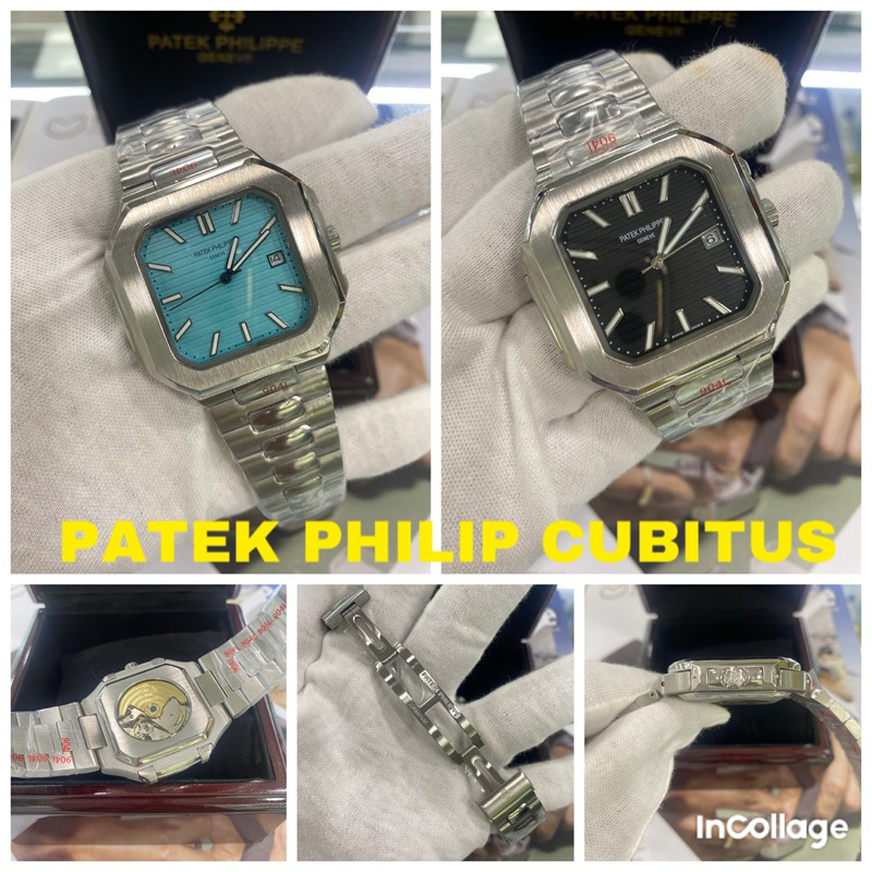 Jam tangan Universal Patek philip Cubitus 40mm