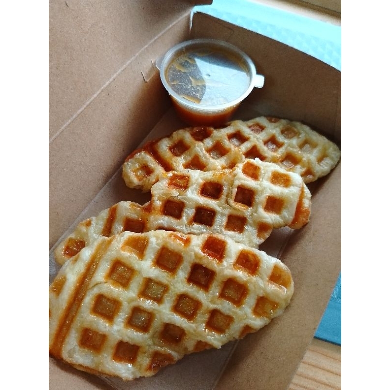 

croffle ori saus caramel