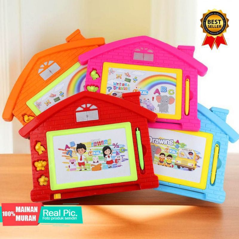 

papan belajar menulis dan menggambar lokal