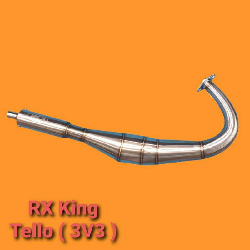 Knalpot RC3 RX King Tello 3V3 stenlis