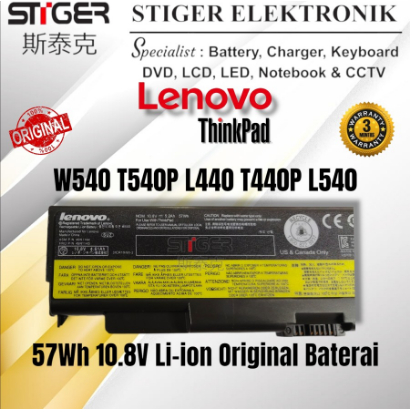 BATERAI BATTERY LENOVO THINKPAD W540 T540P L440 T440P L540 ORIGINAL