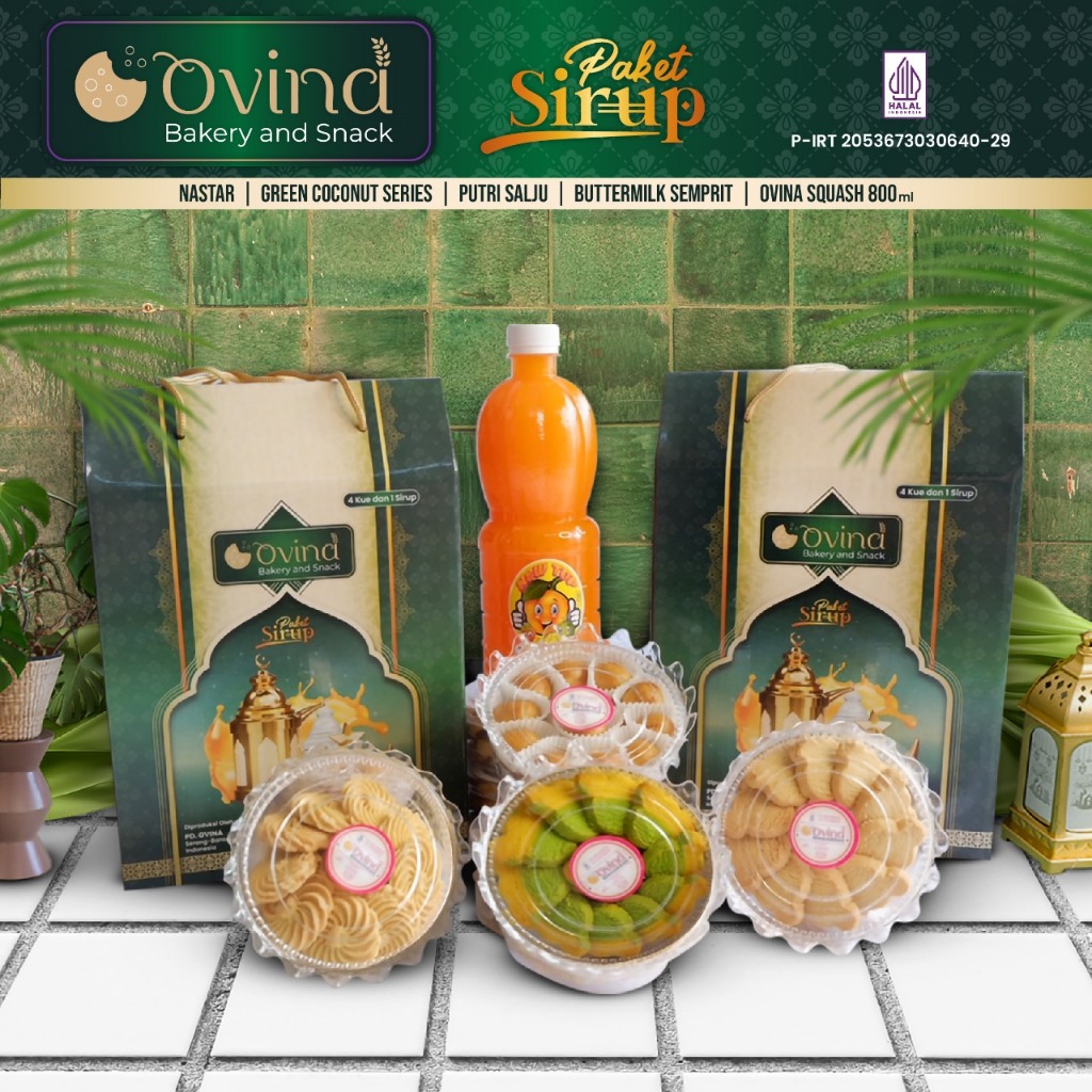 

Paket Kue Kering Lebaran Dan Sirup / Paket Box Kue Kering Plus Sirup