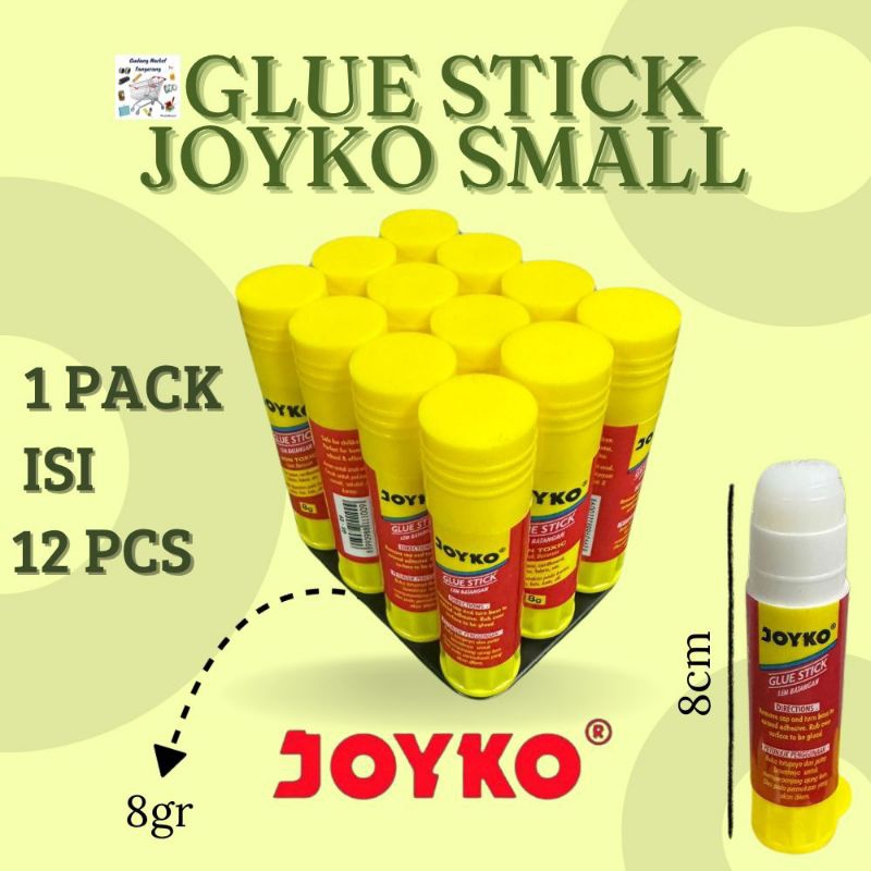 

Lem Glue Stick Joyko Kecil per 12PCS