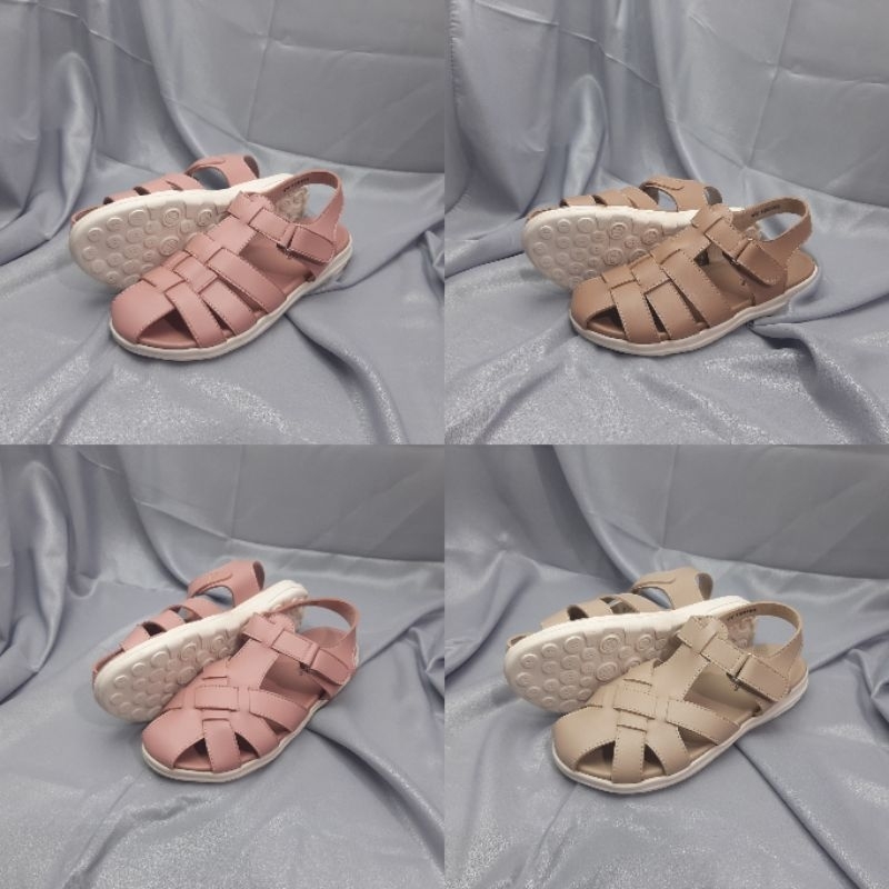 Donatello - Sandal anak perempuan casual / sandal anak strap / sandal anak perempuan velcro size 31-