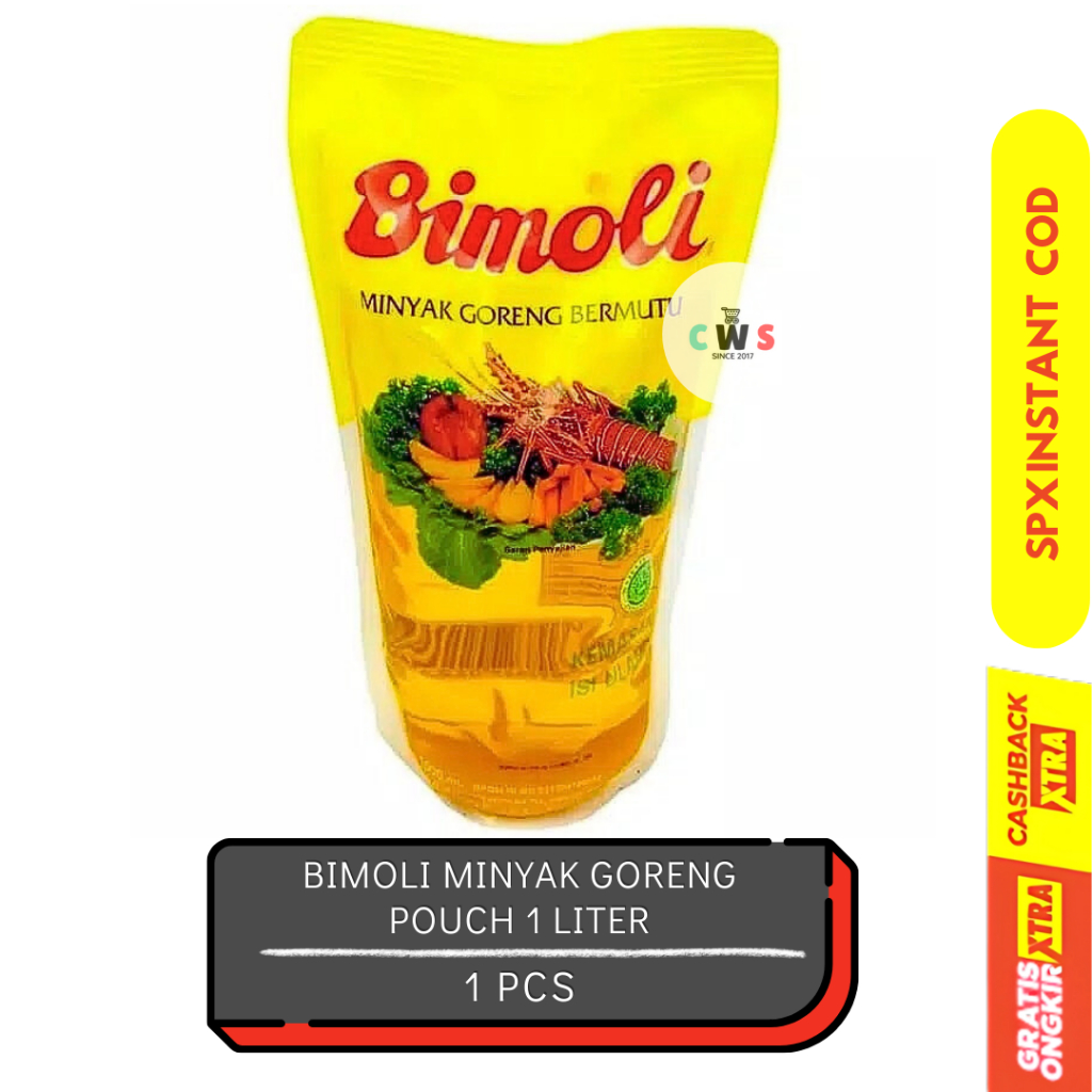 

BIMOLI Minyak Goreng Sawit Bermutu Pouch 1 Liter - 1 Pcs