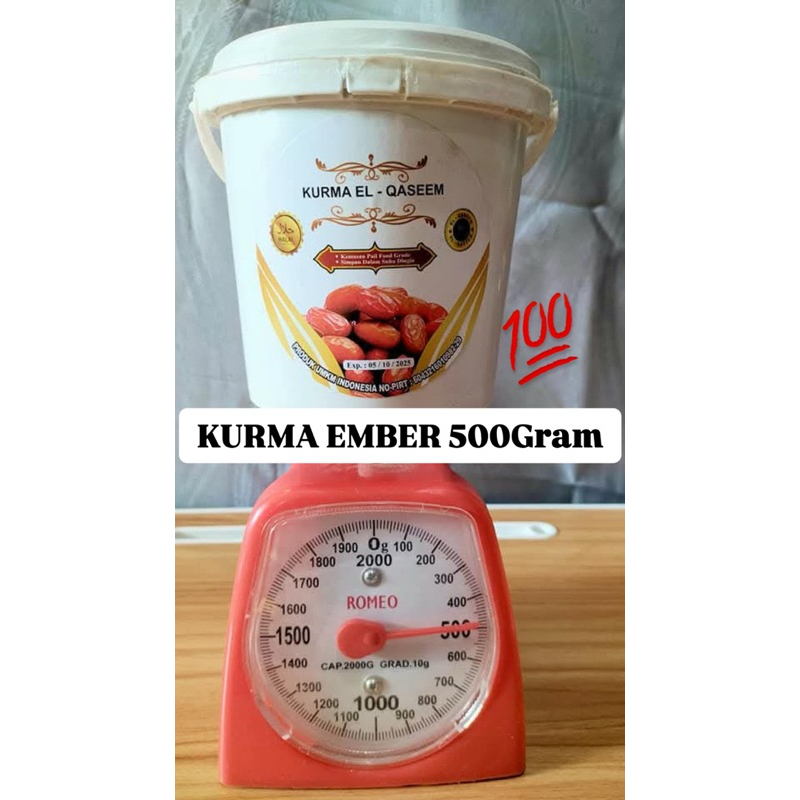 

Kurma EL Qassem 500 gram, KURMA PREMIUM