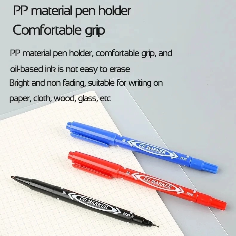 

Pena Spidol Berbasis Air Dengan Dua Ujung / Small Double-headed Water-based Marking / Dua Sisi