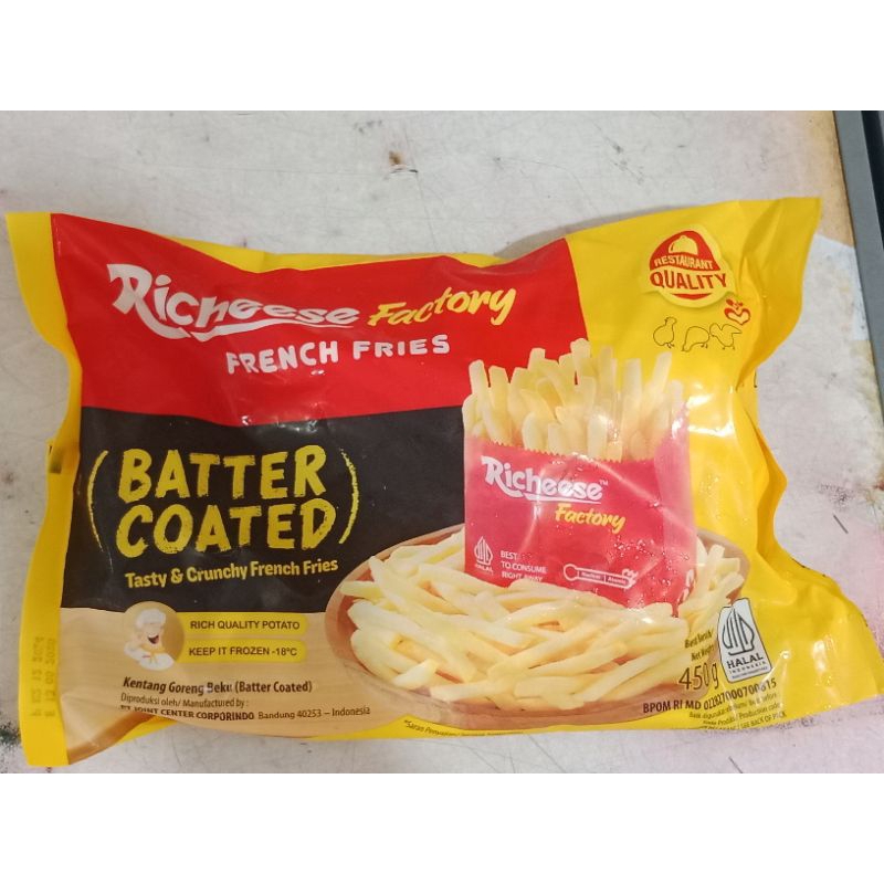 

kentang richeese batter coated 450 gr