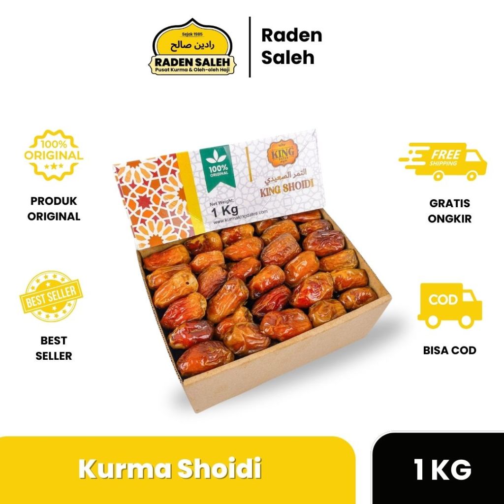 

Kurma King Shoidi Mesir Ukuran 1kg Lembut dan Manis