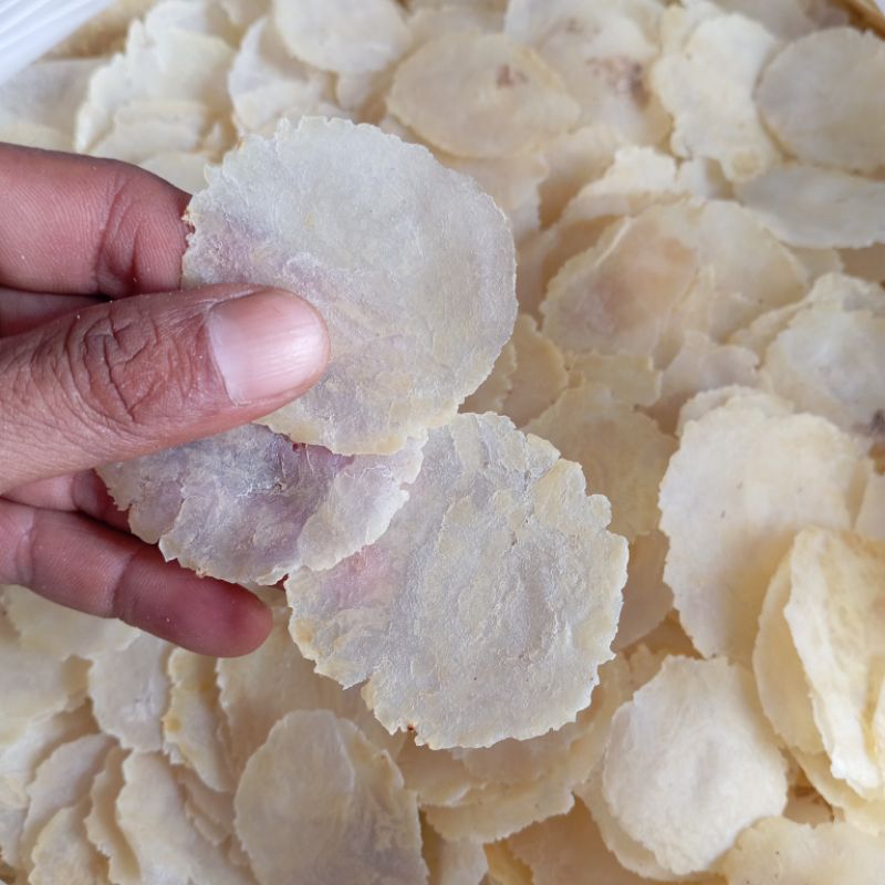 

Emping sp biji satu setengah kering berat 5kg