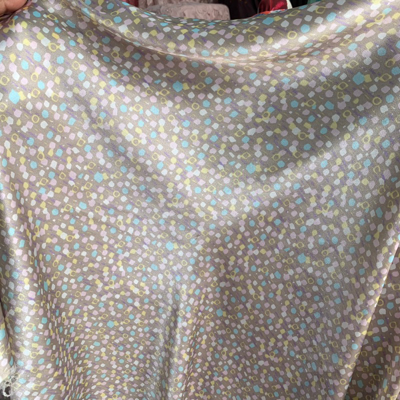 kain satin motif import - kain silk satin motif small - kain satin premium - kain satin import