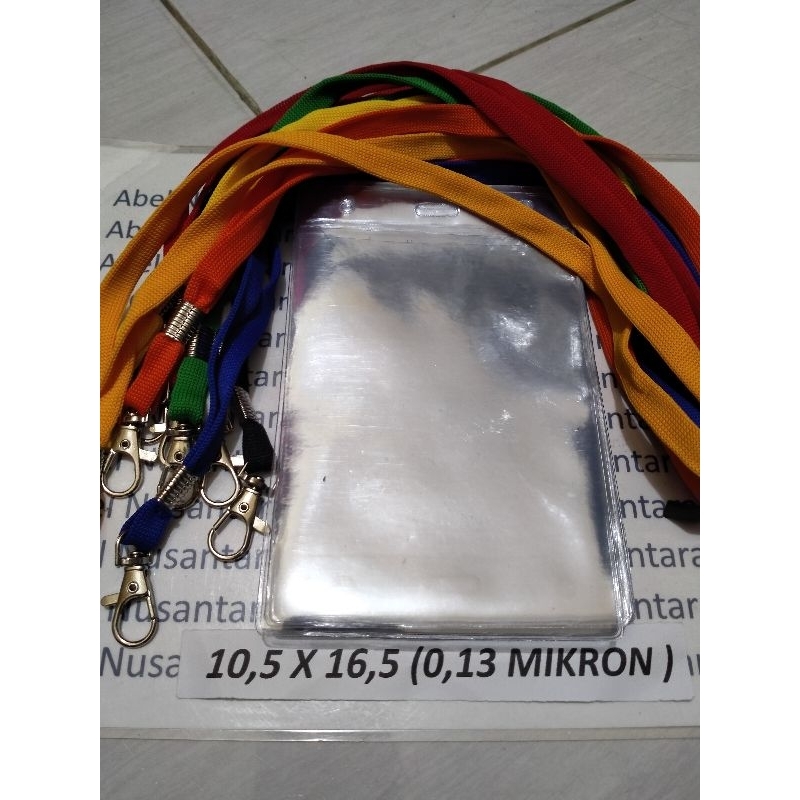 

paket Tali 1cm kait+plastik panitia uk 10,5x16,5 isi paket 10 pcs tebal plastik 0, 13 mikron