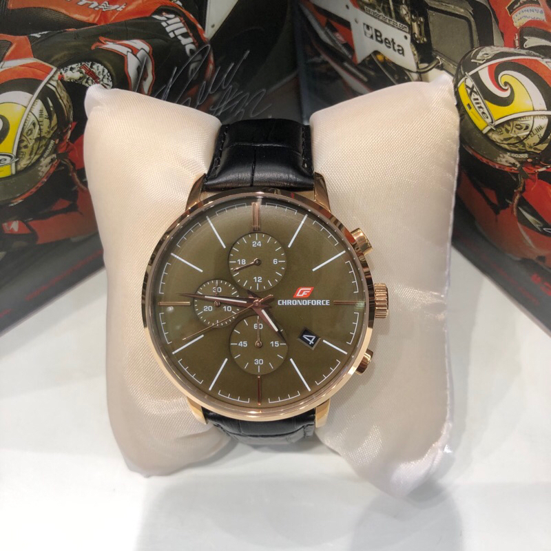 CF 5283G-4 JAM TANGAN PRIA CHRONOFORCE 5283G-4 / CF 5283G-4 leather [ORIGINAL]