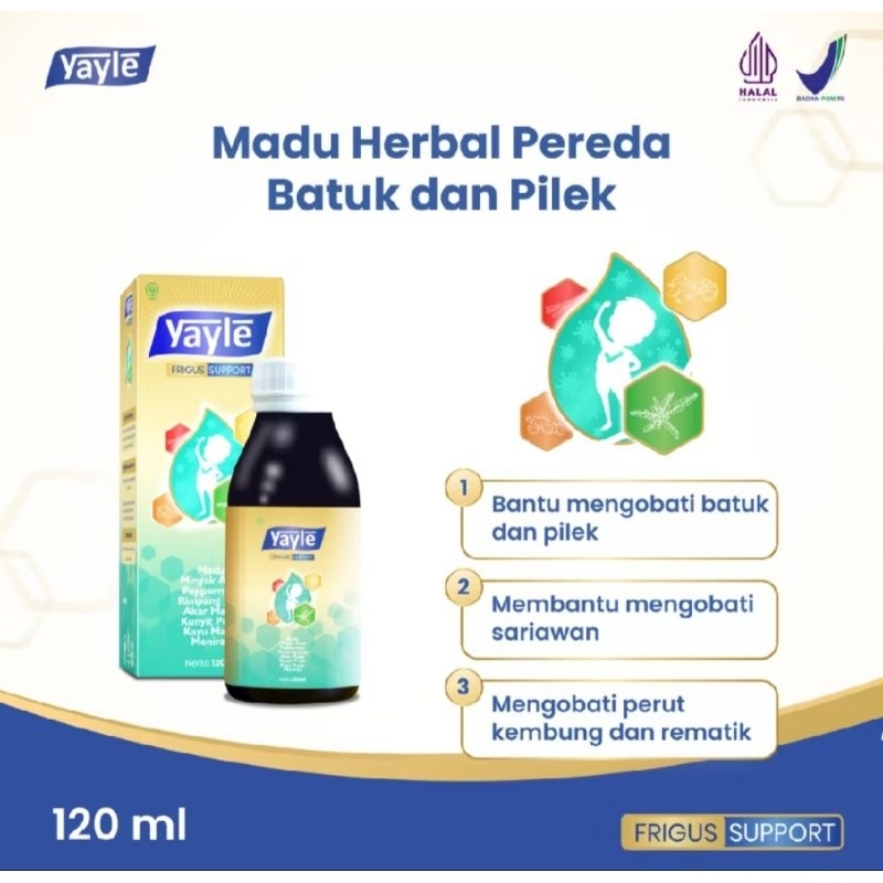 

Yayle Suplemen Madu Anak 120ml