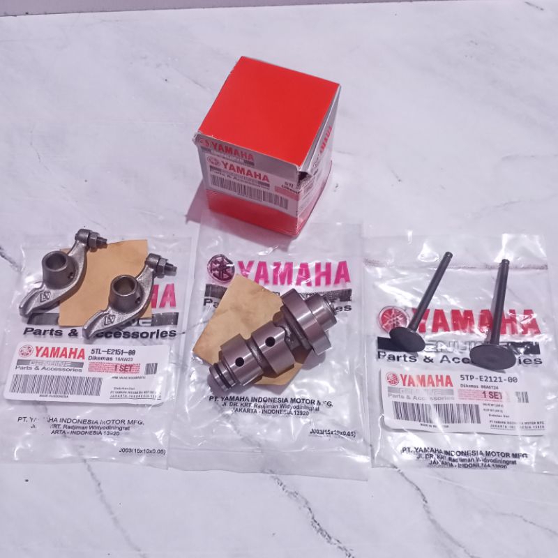 Noken as + platuk klep+ klep set Yamaha Jupiter z new Robot Vega ZR Jupiter Z1
