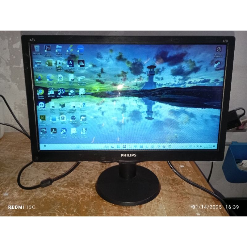 Monitor LED PHILIPS 16 inch wide screen normal