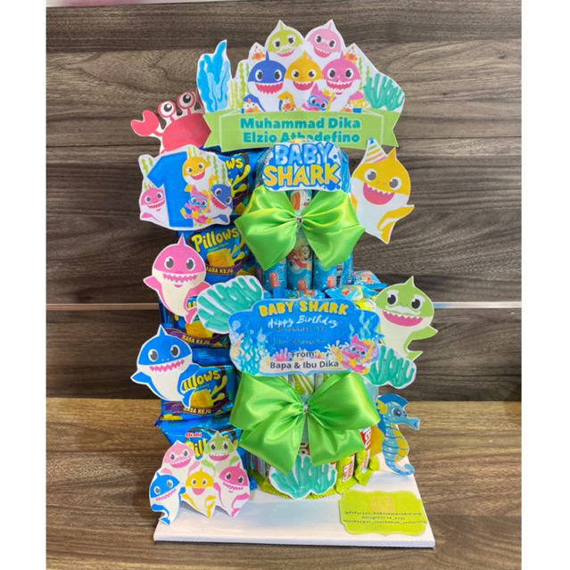 

Ready instan kado Snack tower Dinosaurus Dino Towersnack jajan ulang tahun anak