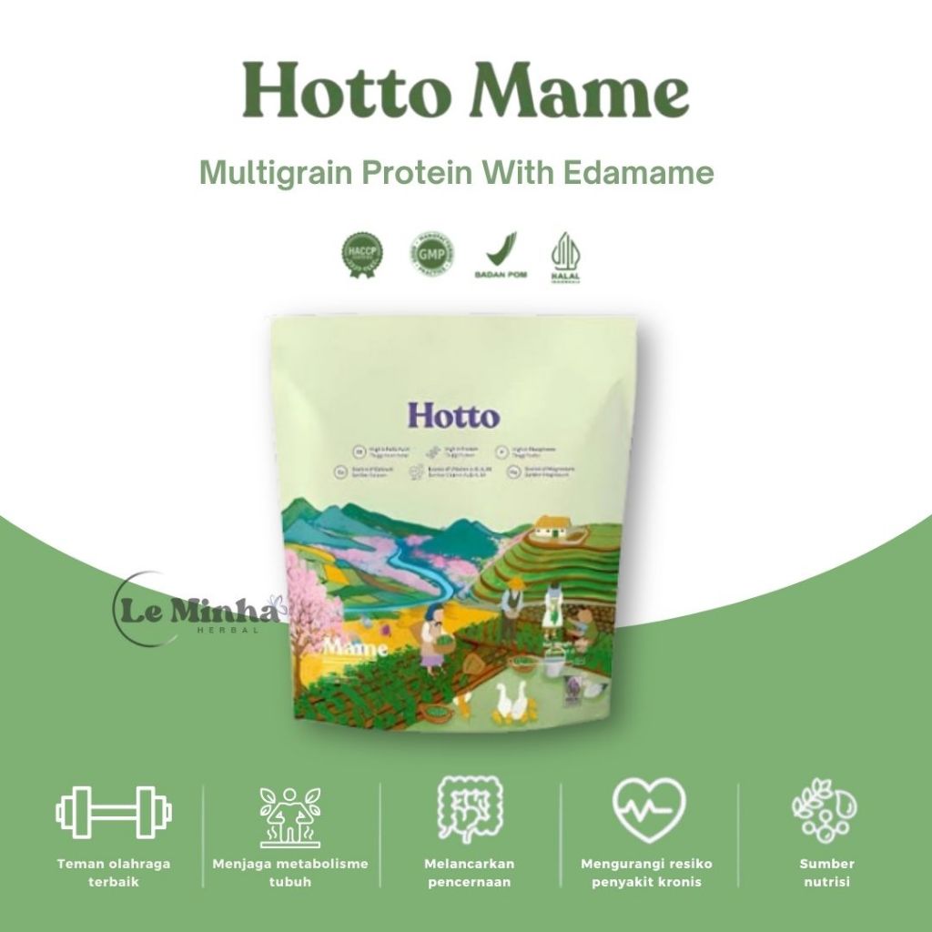 

Hotto Mame Dengan Edamame 1 Pouch - 12 Sachet