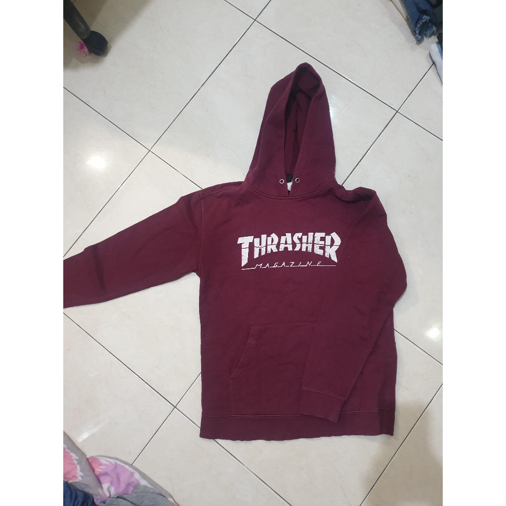 Hoodie Thrasher Maroon