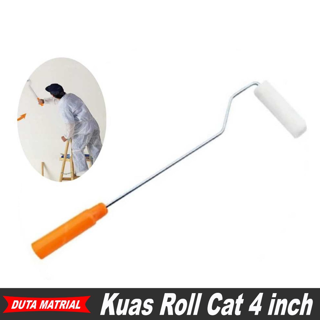 Kuas Roll Cat Kapal Panjang 4 inch Kuas Roll Rollan Cat Panjang Kuas Rol Cat Busa Cat Rol Kecil