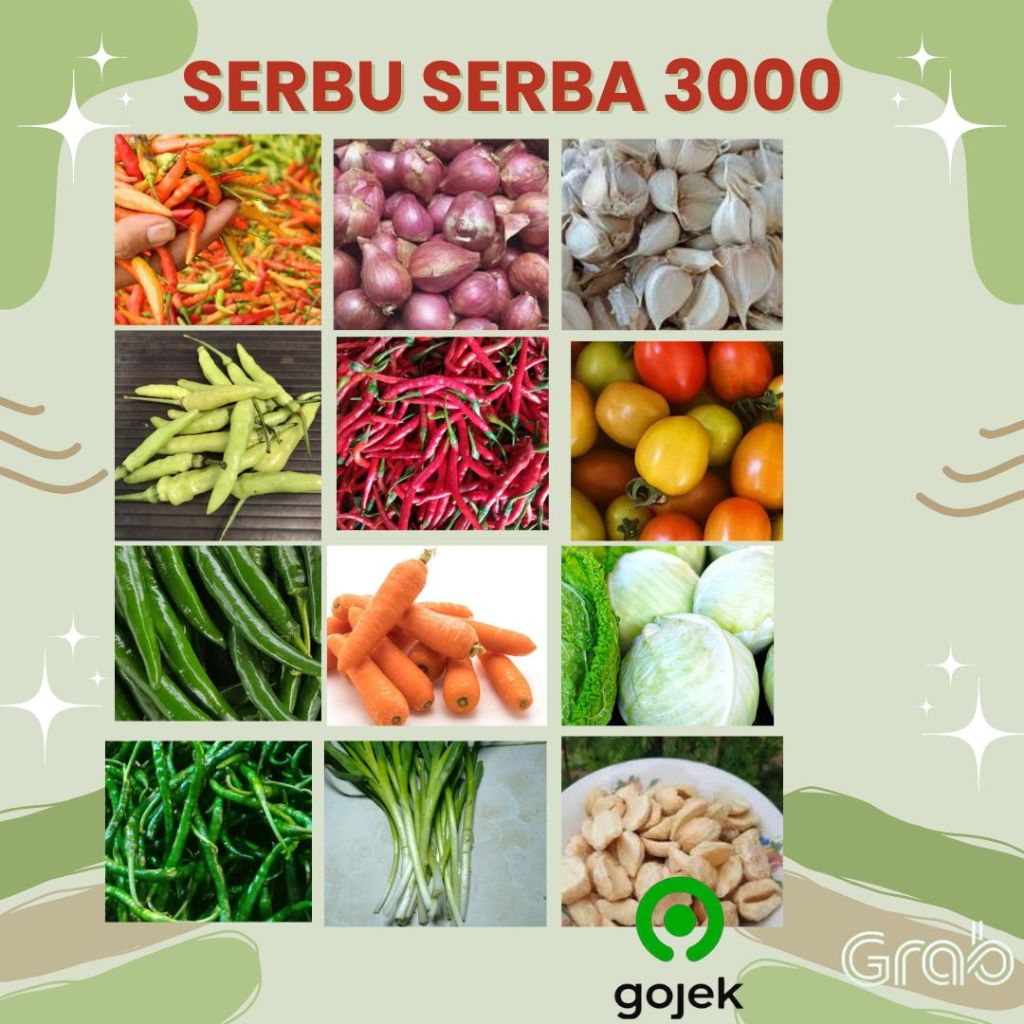 

SERBA 3000AN LOMBOK GALAK/MERAH/PUTIH/HIJAU/BERAMBANG/BAWANG MURAH