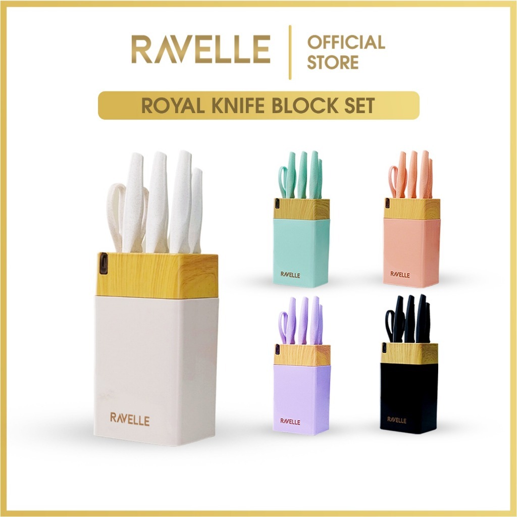 PISAU SET PREMIUM RAVELLE PISAU SET RAVELLE Knife Set + Talenan