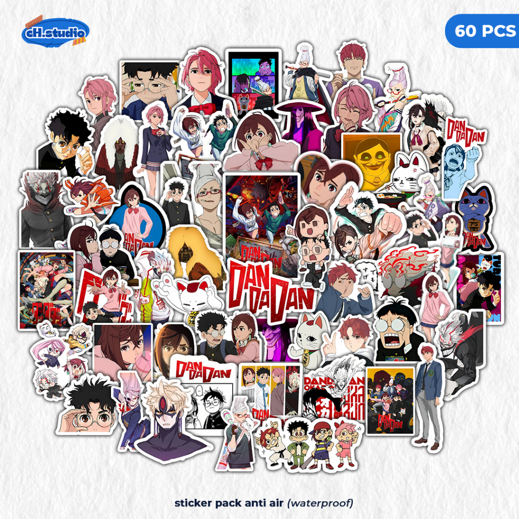 

Stiker Pack 60 PCS Anime DAN DA DAN Dandadan Momo Ayase Aira Shiratori Ken Takakura Lucu Vinyl Tahan Air Waterproof untuk Sticker Laptop - Casing - Buku Diary Stiker - Stiker Tempel untuk anak-anak