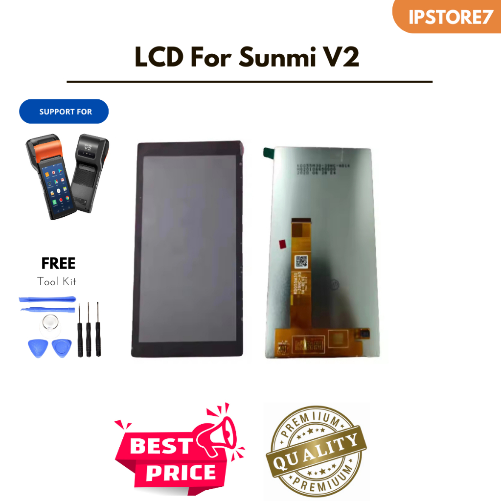 LCD EDC Mesin Kasir Android SUNMI V2 Original