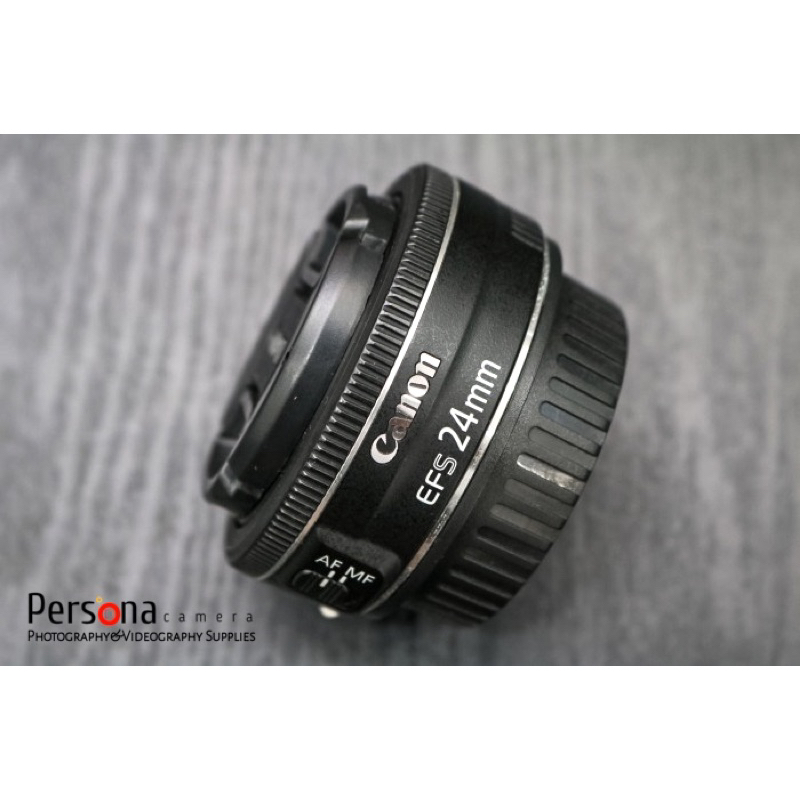 Lensa Fix Canon 24mm STM Like New