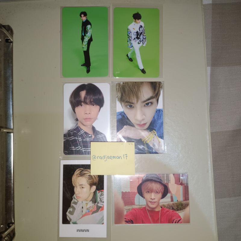 SALE PC PHOTOCARD POLAROID OFFICIAL NCT 127 WAYV JOHNNY MARK YUTA WINWIN XIAOJUN STICKER RESONANCE N
