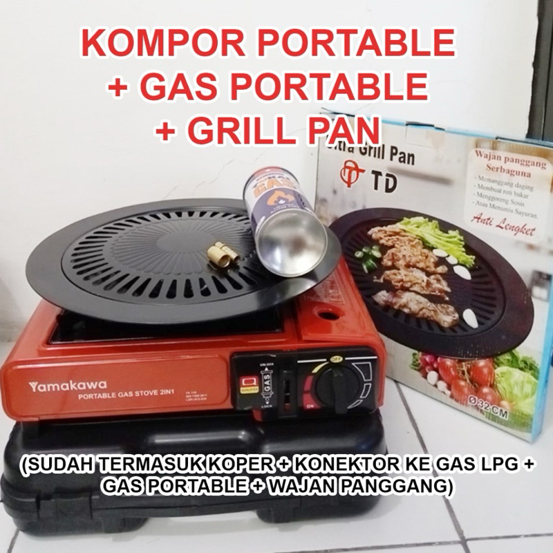 Kompor Portabel BBQ Set