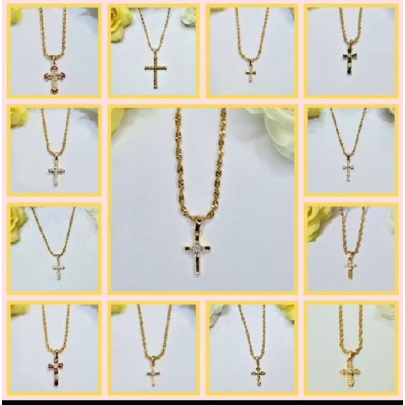 Kalung salib xuping emas