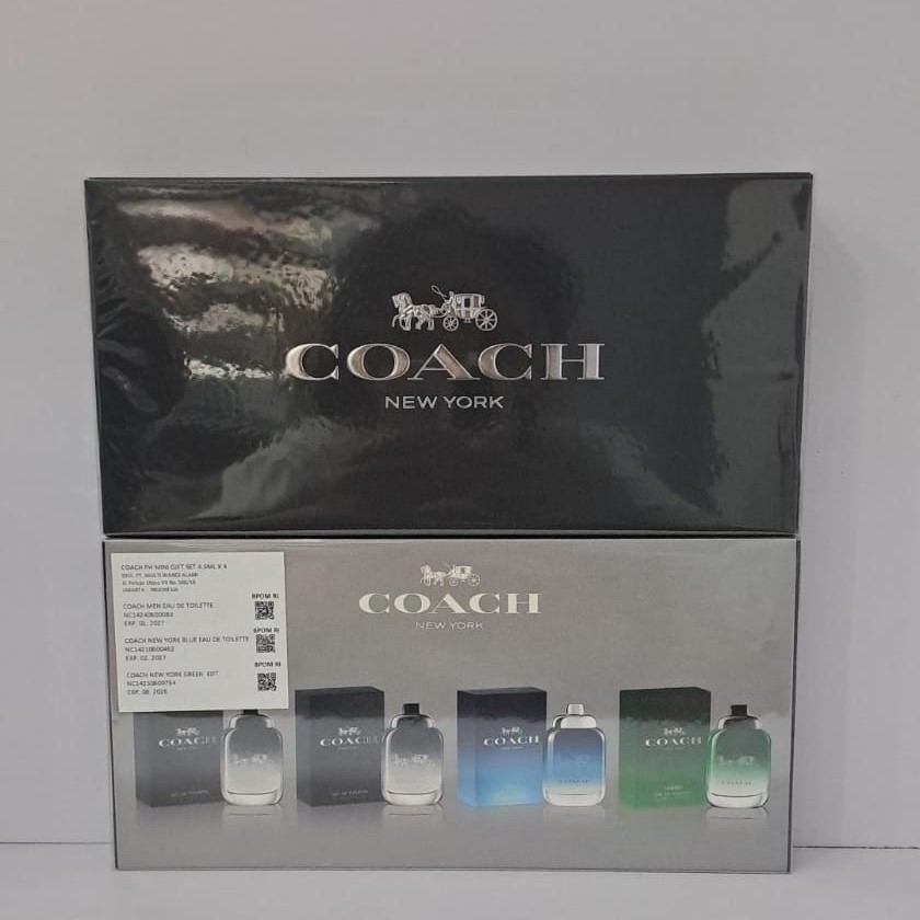 parfum original coach for men miniature set (4 x 4,5 ml)