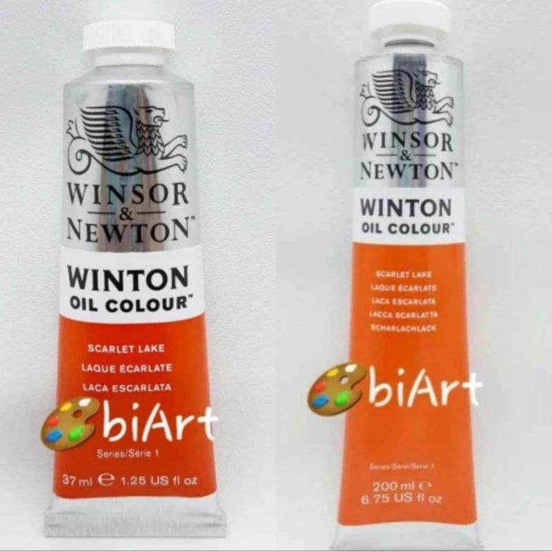 

Cat Minyak Winton Oil Colour 200ml / 37ml Scarlet Lake Winsor & Newton