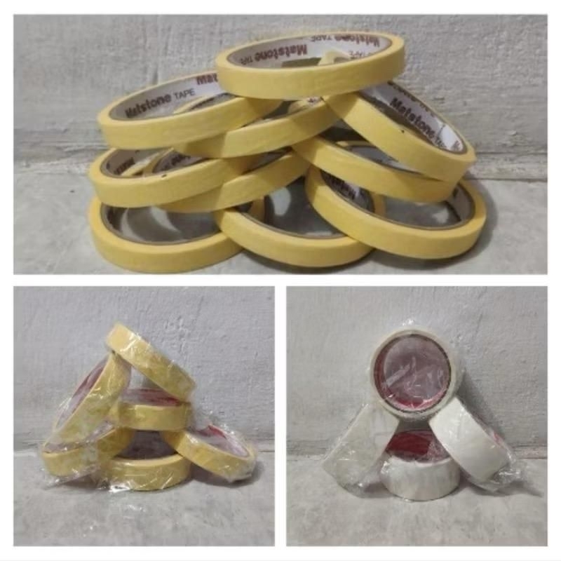 

Masking Tape ½inch 1inch 2inch Lakban Solatip Isolasi Kertas Cat