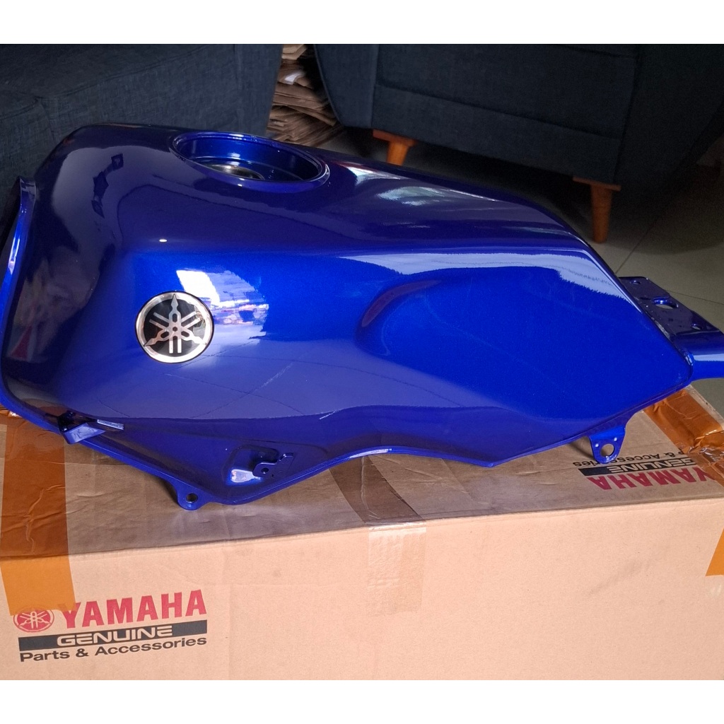 Tangki scorpio steko biru original yamaha YGP asli