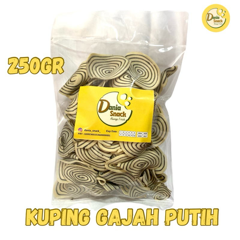 

SNACK/CAMILAN KUPING GAJAH [MANIS] 250GR