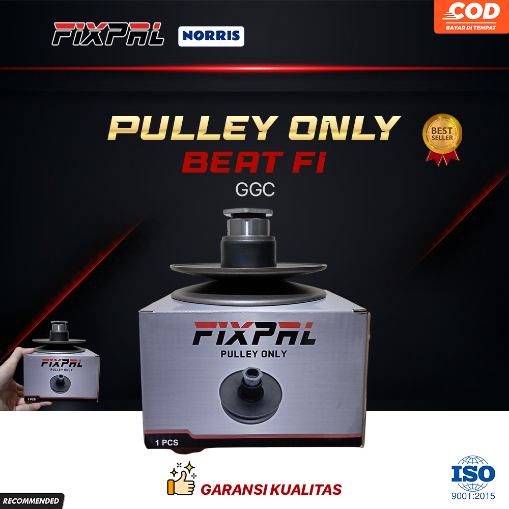 FIXPAL GGC Pully puli Pulley ONLY Beat Spacy Scoopy Vario 110 Fi 2012 - 2014 Stater Berisik