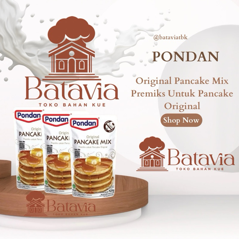 

Pondan Original Pancake Mix 125g | Original Pancake Mix