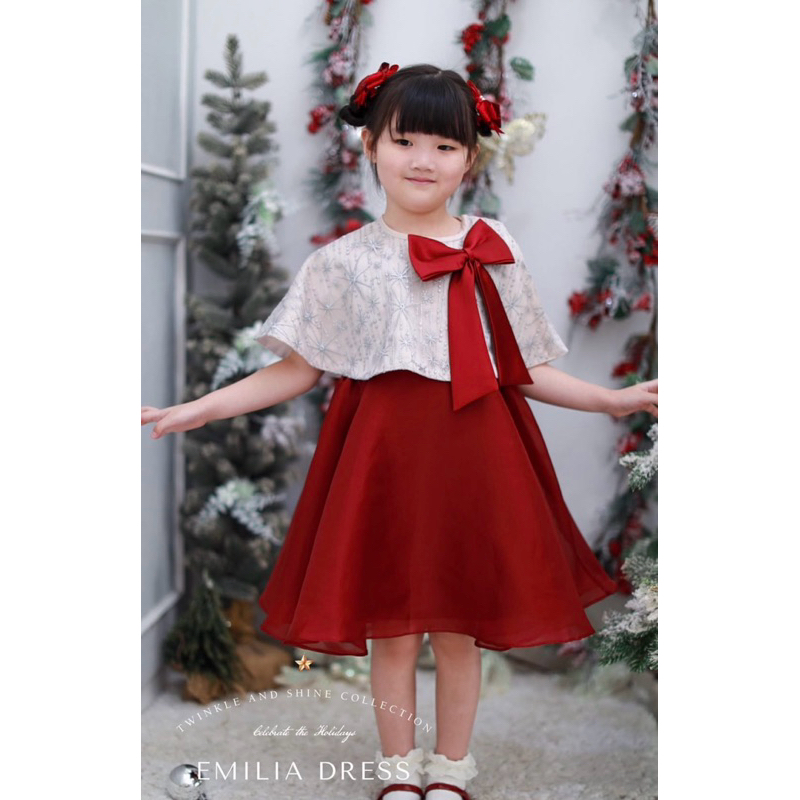 preloved dress natal anak/baju pesta/baju imlek/cny anak