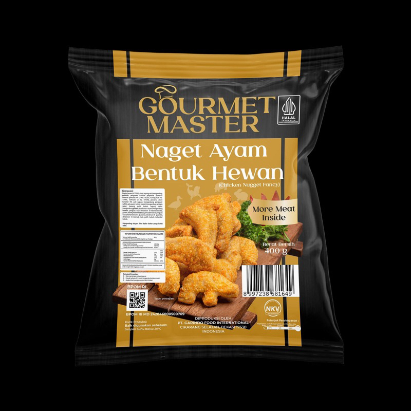 

gourmer master nuget mix 400 gr