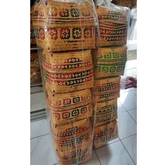 Keben Cat Ukir Prada Premium 25cm/ Sokasi Motif Ukir Prada 25cm