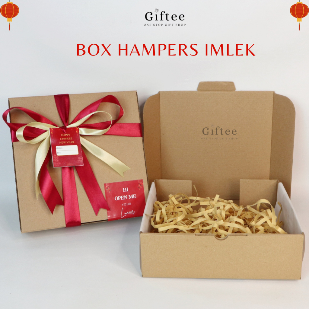 

KOTAK HAMPERS IMLEK BOX HAMPERS LENGKAP KADO SET GIFT BOX HADIAH PACKAGING FOR GIFT ONLINE SHOP PAKET KOSONG DUS KARDUS KEMASAN MURAH VINTAGE PARCEL PARSEL SOUVENIR PREMIUM SINCIA LUNAR TAHUN BARU CHINESE HAPPY NEW YEAR CNY BY GIFTEE ID