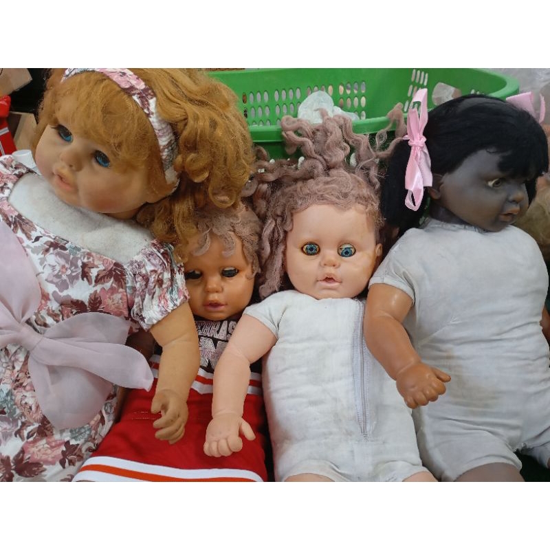 Boneka Susan Jadul Vintage Putih 2Pcs