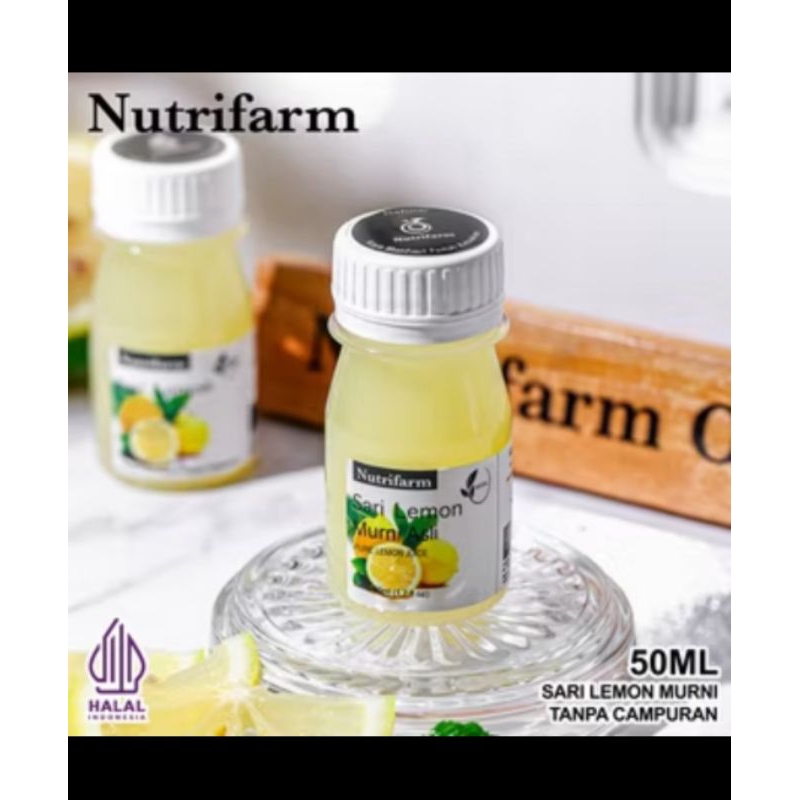 

Nutrifarm Sari Lemon Murni Tanpa Campuran 50ML