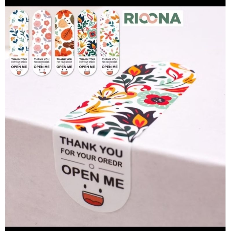 

Stiker Thankyou Open Me isi 100 pcs